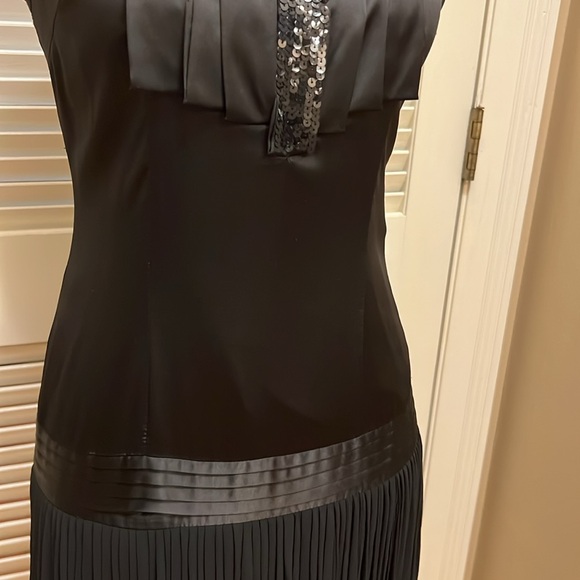 MM Couture by Miss Me Black Cocktail Dress with Fringed Skirt, Size Small, EUC - Picture 4 of 17